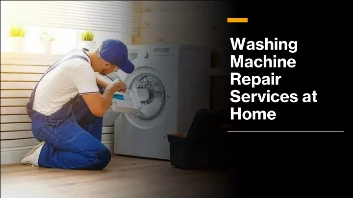 washing machine repair services at home