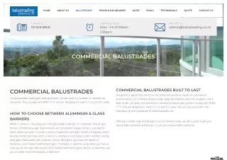 Why Auckland Commercial Balustrades Matter to Your Business