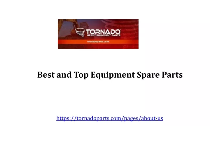 best and top equipment spare parts