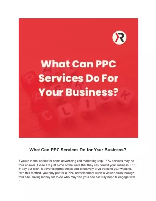 PPC Services
