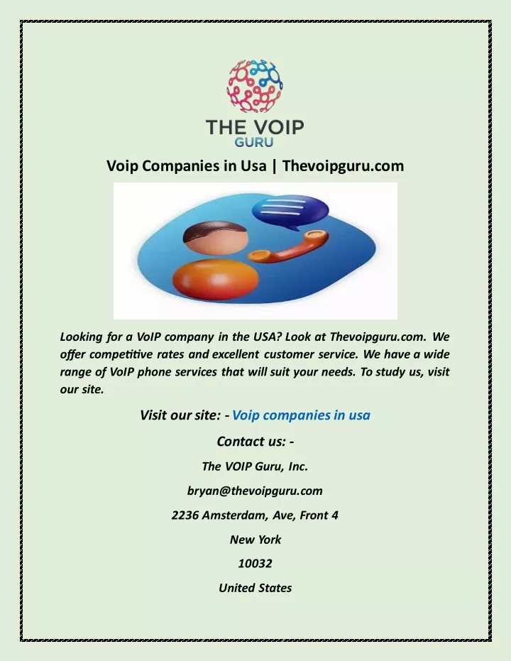 voip companies in usa thevoipguru com