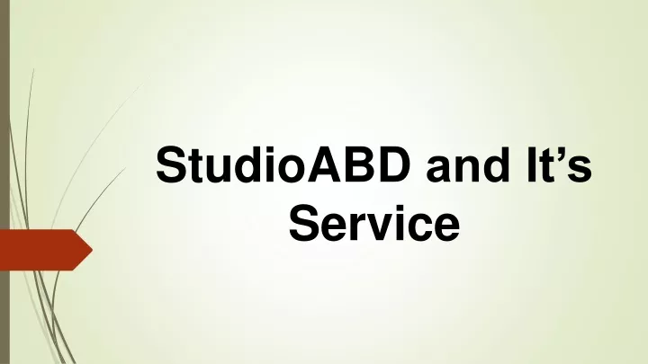 studioabd and it s service