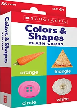 PDF/READ Flash Cards: Colors & Shapes