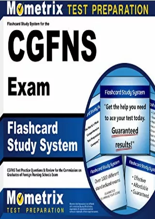 PDF/BOOK Flashcard Study System for the CGFNS Exam: CGFNS Test Practice Question
