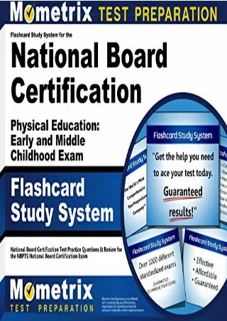 _PDF_ Flashcard Study System for the National Board Certification Physical Educa