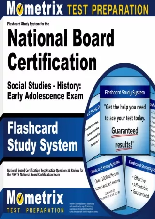 PDF/BOOK Flashcard Study System for the National Board Certification Social Stud