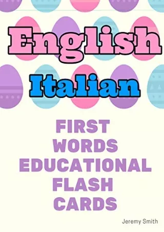 $PDF$/READ/DOWNLOAD English Italian First Words Educational Flash Cards: Learnin