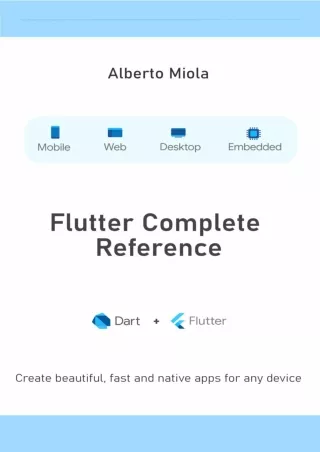 DOWNLOAD/PDF  Flutter Complete Reference: Create beautiful, fast and native apps
