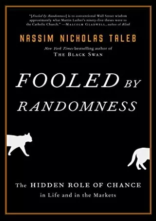 _PDF_ Fooled by Randomness: The Hidden Role of Chance in Life and in the Markets