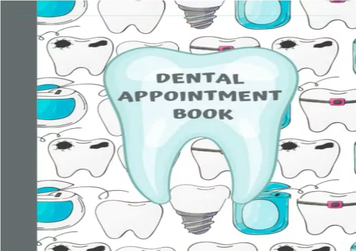 pdf dental appointment book 52 week patient