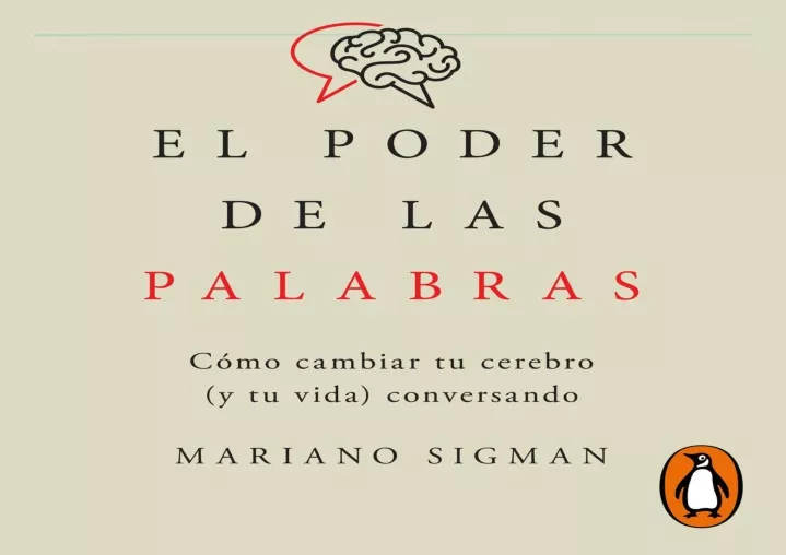 PPT - PDF El poder de las palabras [The Power of Words]: Cómo cambiar ...