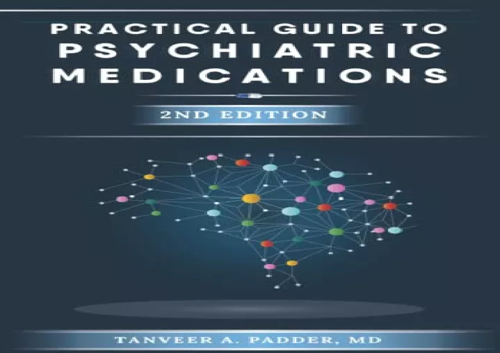 pdf practical guide to psychiatric medications