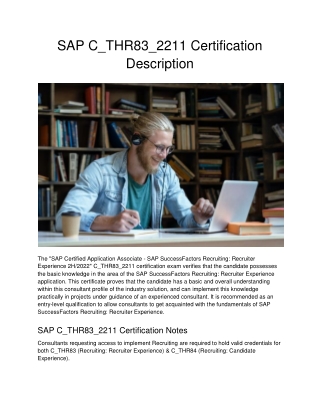 sap c thr83 2211 certification description
