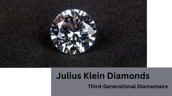 julius klein diamonds