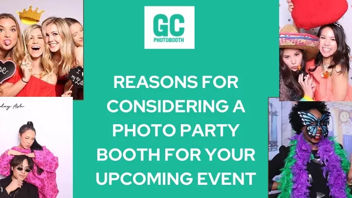 reasons for considering a photo party booth