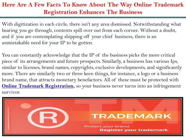 here are a few facts to know about the way online