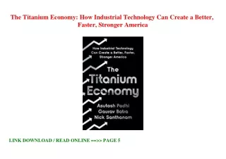 ((download_[p.d.f])) The Titanium Economy: How Industrial Technology Can Create