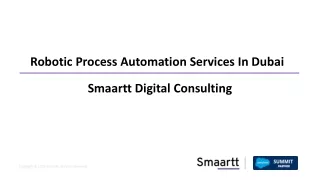 Robotic Process Automation services in Dubai