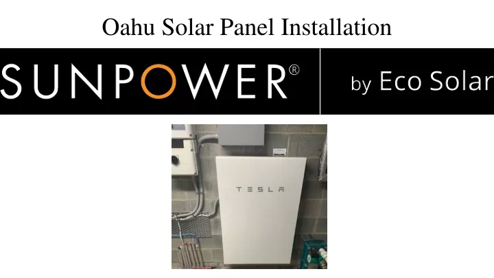 oahu solar panel installation