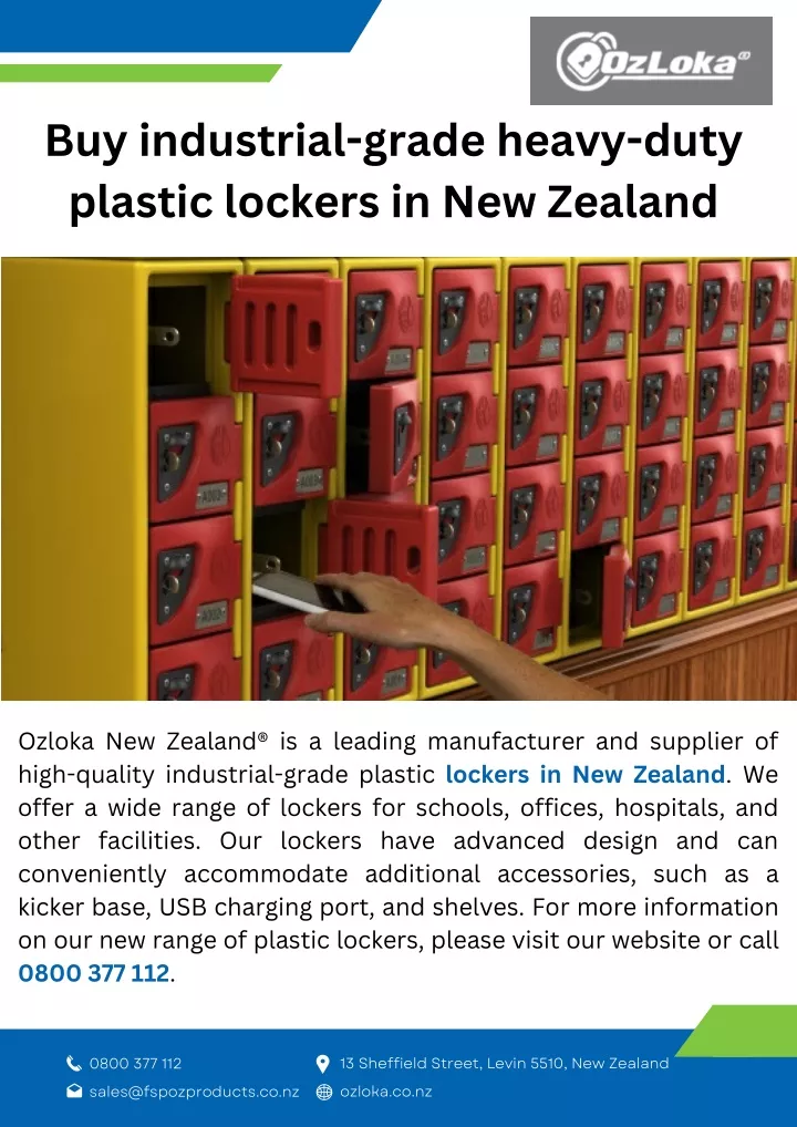 buy industrial grade heavy duty plastic lockers