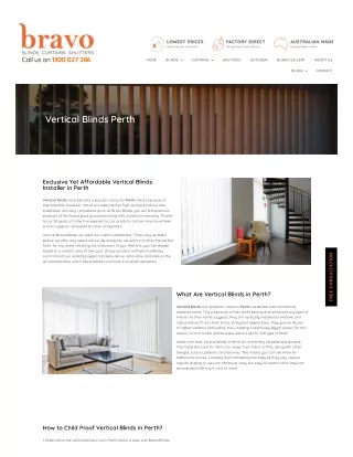 Vertical Blinds Perth