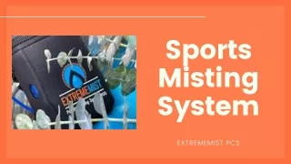 Why Sports Misting system is Important?