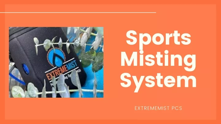 sports misting system