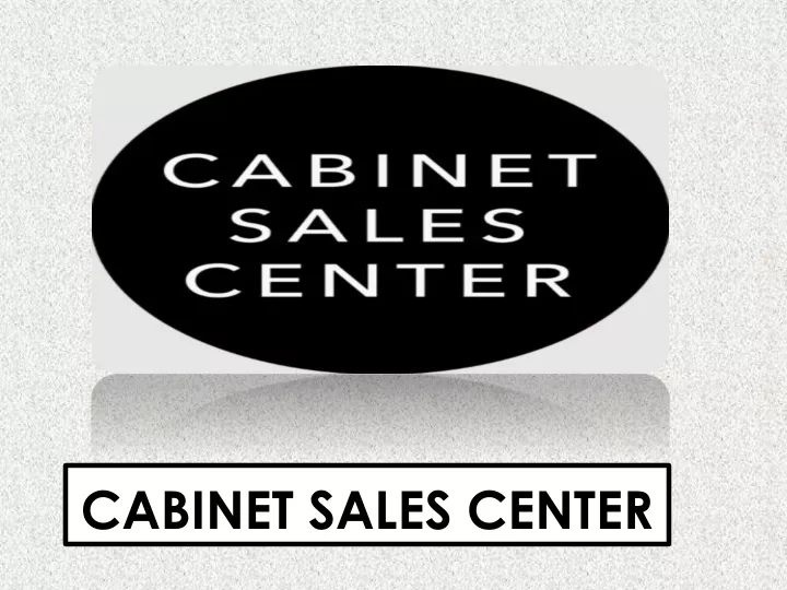 cabinet sales center