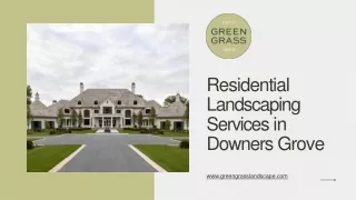 Residential  Landscaping  Services in Downers Grove | Green Grass Landscape