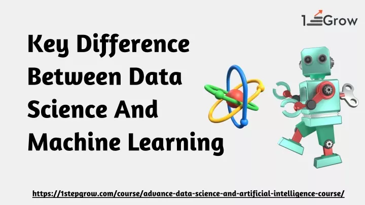 key difference between data science and machine