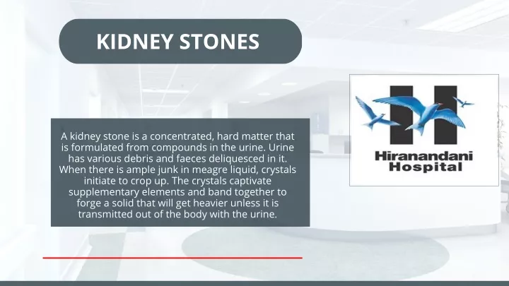 kidney stones