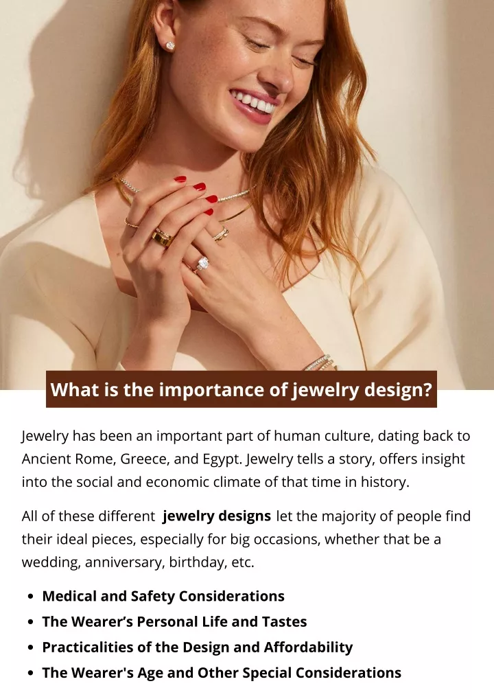 what is the importance of jewelry design