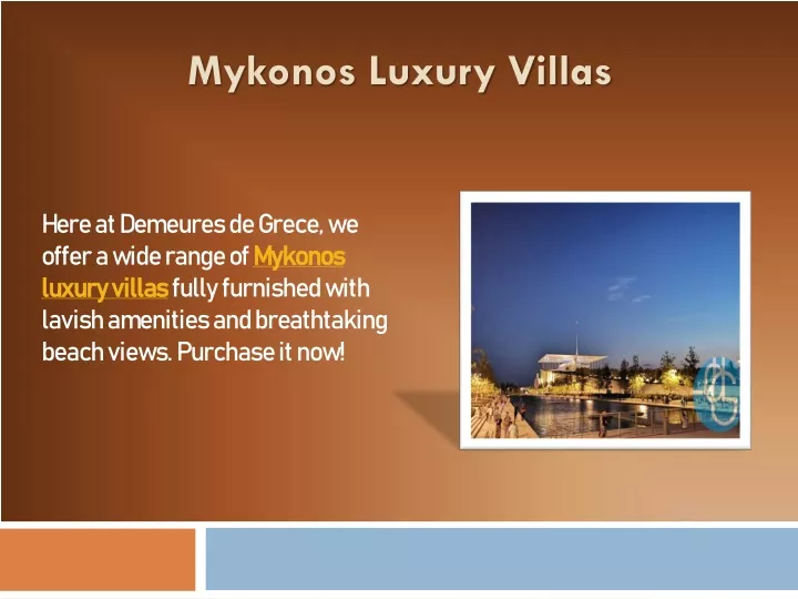 mykonos luxury villas