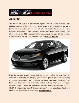 Best Limo Service in Attleboro, MA