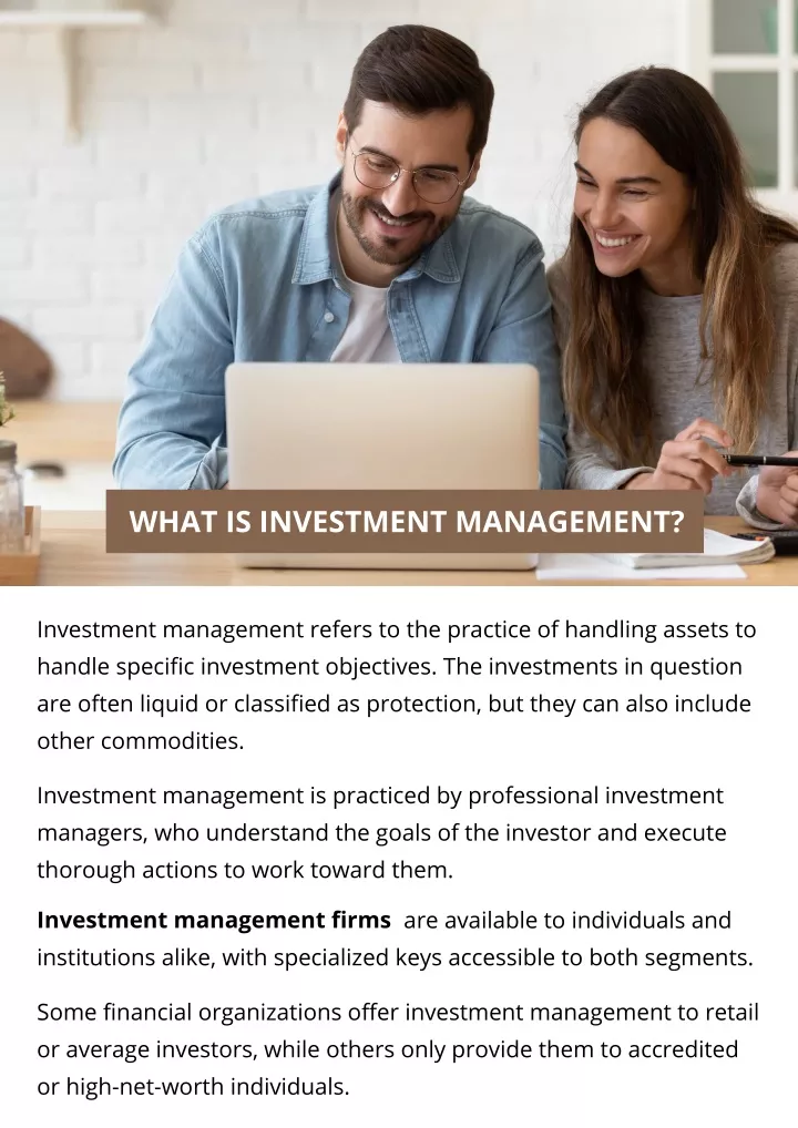 what is investment management