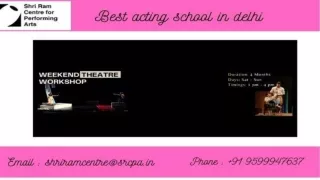 best acting workshop  in delhi