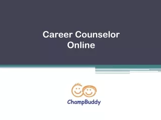 Career Counselor Online - ChampBuddy