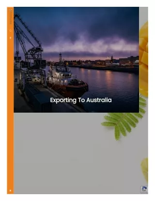 Exporting to Australia - Smart Mango Business Export Business Consultant