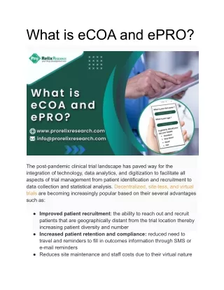 what is ecoa and epro