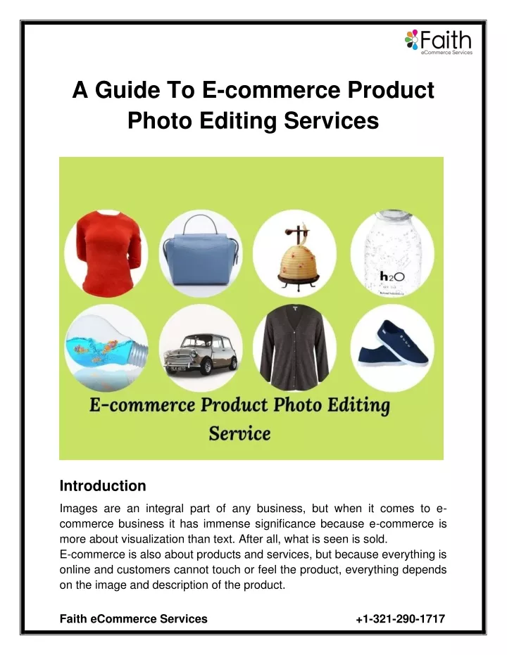 a guide to e commerce product photo editing