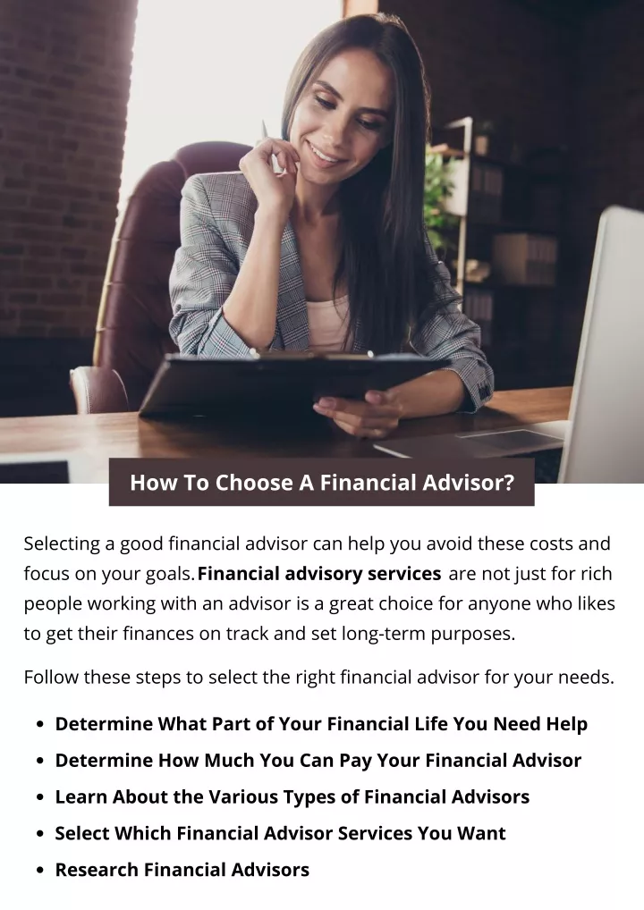 how to choose a financial advisor