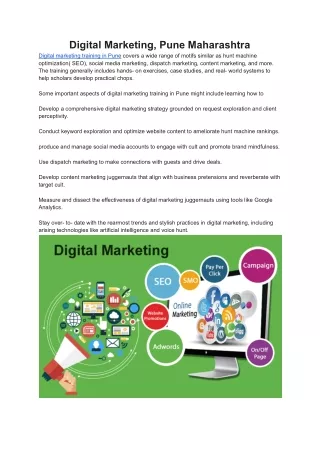 Digital Marketing, Pune Maharashtra