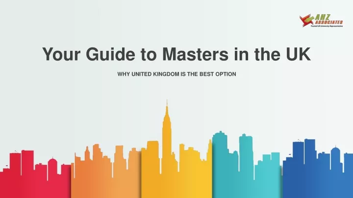 your guide to masters in the uk