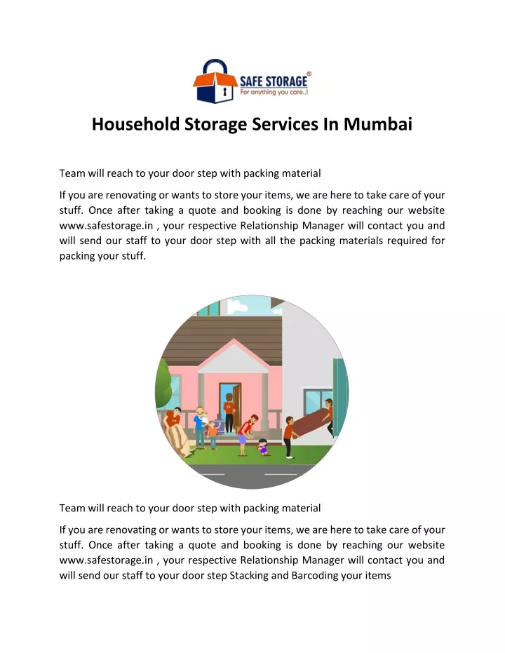 household storage services in mumbai