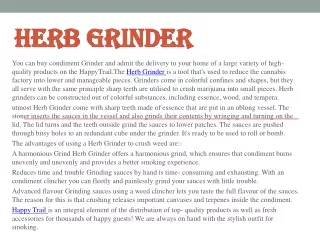 Herb Grinder