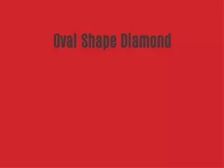 oval shape diamond