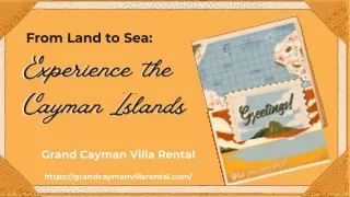 Top Activities to Experience in the Cayman Islands