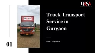 Best Truck Transport Service in Gurgaon
