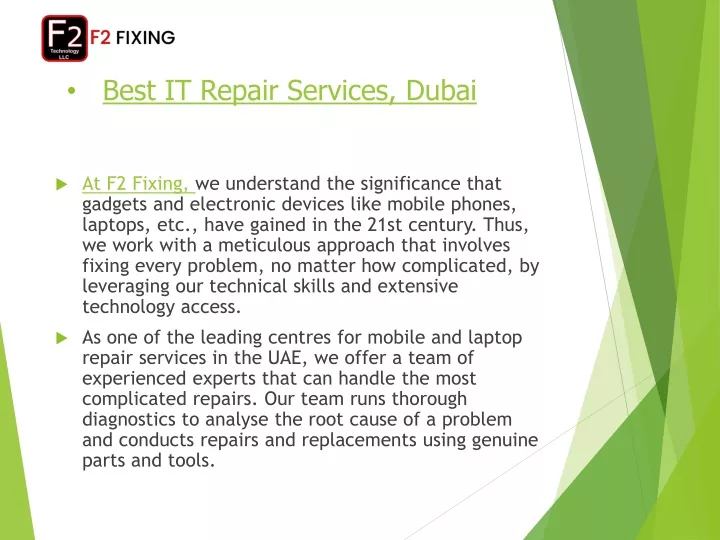 best it repair services dubai