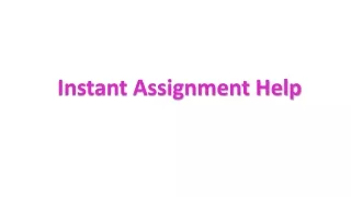 instant assignment help